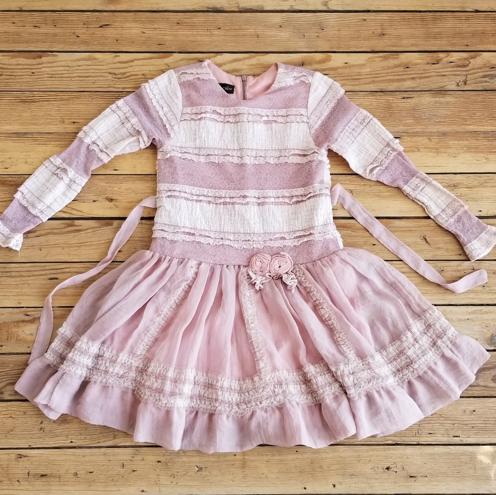 Girls pink dress